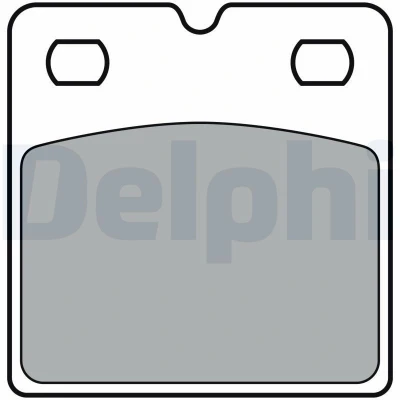 Imagen de DELPHI LP3405 Juego de pastillas freno no preparado para indicador desgaste sin chapa antichirridos accesorios TESLA: Model S, X