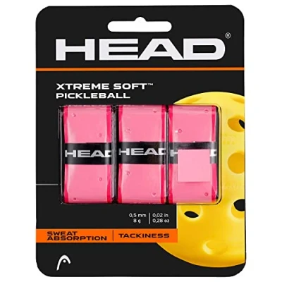 Imagen de HEAD Xtremesoft Pickleball Overgrip, Unisex, Rosa, 3 Pack