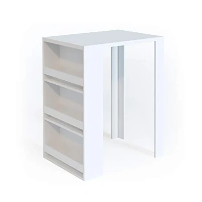 Imagen de Vicco Mesa de Bar, Blanco, 57 x 80 cm