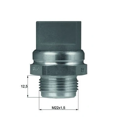 Imagen de MAHLE ORIGINAL TSW 9D Interruptor de temperatura, ventilador del radiador M22x1.5 con junta AUDI: Coupe B3, 90 100 C4 Berlina
