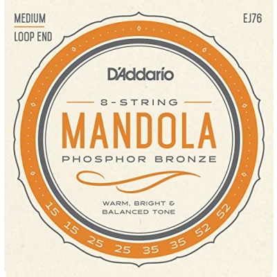Imagen de D&#039;Addario EJ76 Phosphor Bronze Mandola Strings, Medium, 15 52