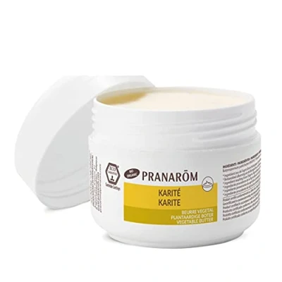 Imagen de PRANAROM Manteca de Karité Puro y Natural Obtenido por Primera Presión en Frío Tratamiento la Nuez Bálsamo Protector 100ml