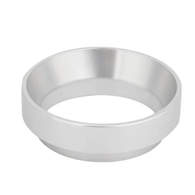 Imagen de BLLBOO Dosing Ring 58mm Aluminio Universal Coffee Embudo Repuesto Accesorio para cafetera(Plata)