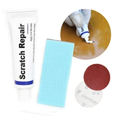 Imagen de Plextone Kit de reparación arañazos para coche, Bicicleta motocicleta，cera pulir y la pintura pasta molienda pequeños suciedad compatible con cualquier color