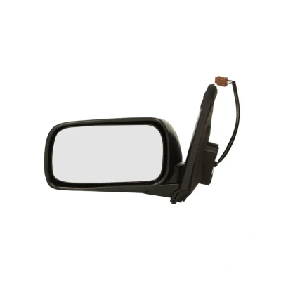 Imagen de espejo retrovisor Tyc 324 0018 izquierda negro convexo, para ajuste elect.