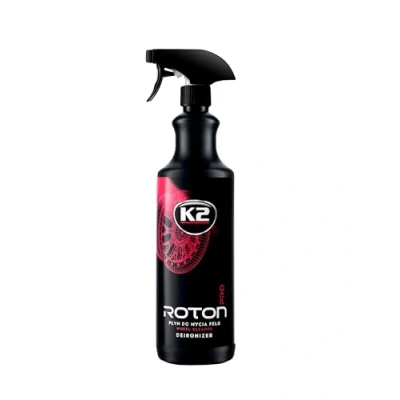 Imagen de K2 Limpia Llantas Limpiador Descontaminante Férrico para Coche Moto Disco Freno sin Acidos Elimina Ferodo Frotar Roton Cleaner 1 Litro