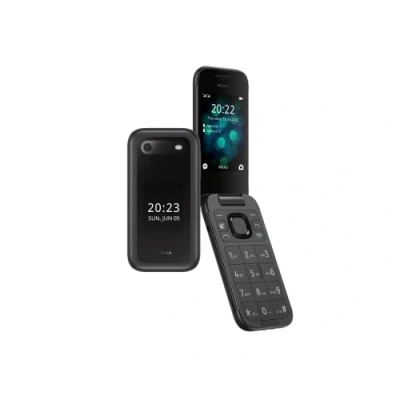 Imagen de Nokia 2660 Flip, Pantalla de 2,8&quot;, Botones Grandes, Gran Sonido, Zoom UI, botón Emergencia, función Giro para la gestión Llamadas, cámara Trasera Negro