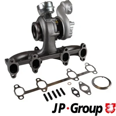 Imagen de JP GROUP 1117403200 Turbocompresor de gases escape incl. kit juntas VOLKSWAGEN: Multivan 5 (7HM, Transporter 5, Bus