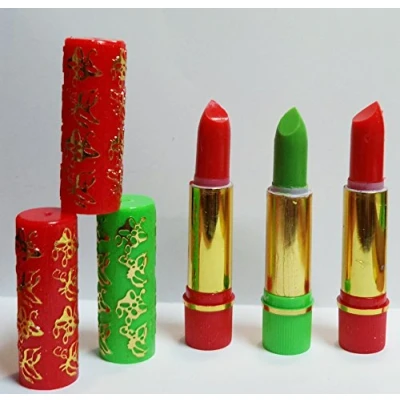 Imagen de Pack 3 pintalabios originales 2 rojos + 1 verde Aromáticos y duraderos