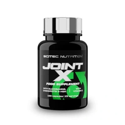 Imagen de Scitec Nutrition Joint X, Complemento alimenticio a base de sulfato glucosamina, gelatina, condroitina, MSM y vitamina C, 100 cápsulas