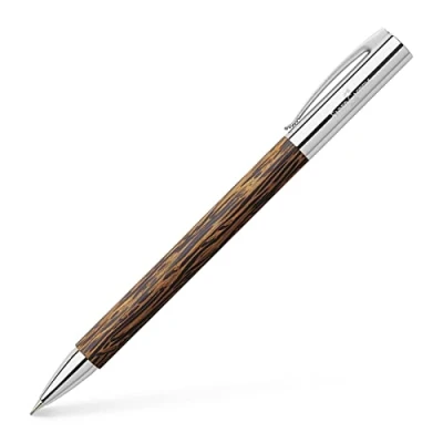 Imagen de Faber Castell 138150 Portaminas con cuerpo en madera de coco, mina 0.7 mm, graduación B