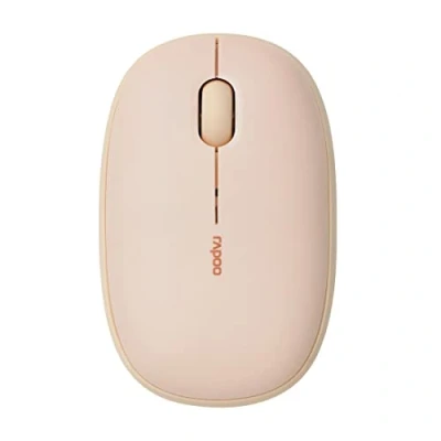 Imagen de Rapoo Ratón inalámbrico multimodo, con Bluetooth y conexión de 2,4 GHz, sensores dpi Ajustables 9 Meses duración la batería, M660, en Beige