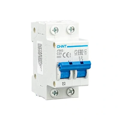 Imagen de CHINT Interruptor Automatico 2P serieGB Magnetotermico Gama Domestica Curva C (20A)