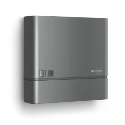 Imagen de Steinel NightmatIQ Plus Sensor/dispositivo de control crepuscular inteligente, en color antracita, con consumo 1000 W, temporizador y a través una aplicación