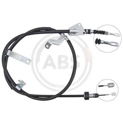 Imagen de A.B.S. K10050 Cable de Freno Mano 1720 Discos HYUNDAI: Tucson