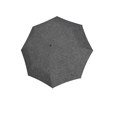 Imagen de reisenthel Umbrella Pocket Classic Paraguas de Bolsillo Compacto Fabricado con Botellas Pet recicladas, diseño Mango ergonómico, en Plata Twist Silver