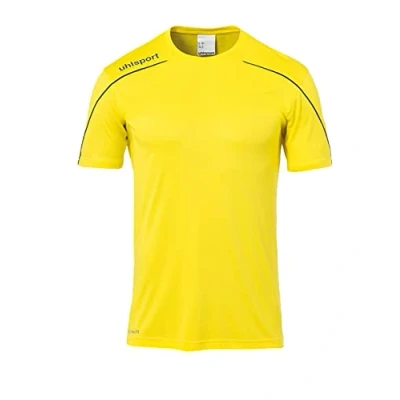 Imagen de uhlsport Stream 22 Shirt Shortsleeved Camiseta De Entrenamiento, Hombre, Lima Amarillo/Negro, XXL