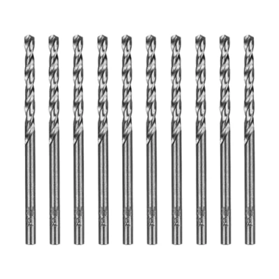 Imagen de 3 mm 10 piezas M35 HSS Gold Cobalt Jobber Broca Set, Juego de brocas métricas acero alta velocidad para taladrar inoxidable y metal duro, hierro fundido, cobre, aluminio