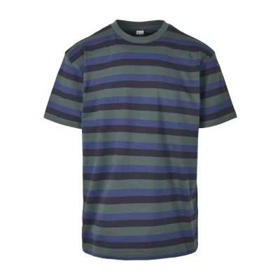 Imagen de Urban Classics Camiseta estampada, Hombre, Talla: Medium, Bottlegreen/midnightnavy