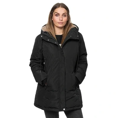 Imagen de Lonsdale MIT Kapuze TONG Abrigo de invierno, Mujer, Talla: Large, Black