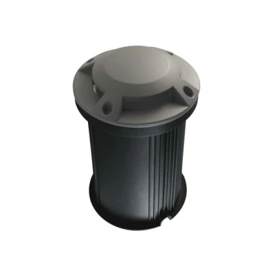 Imagen de Dayron Baliza Exterior Empotrable Jardín 20W, Aluminio, Senderos, Caminos, Entradas, Casquillo E27, 220 240 Vac, Frecuencia 50 Hz, Intensidad 96 mA, Protección IP67, Clase I, Color Negro