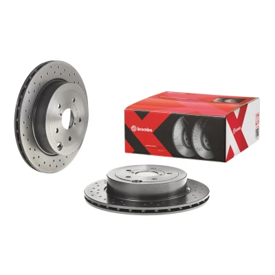 Imagen de BREMBO 09.A198.1X Disco de freno 316 20 5 perforado/ventil. int. revestido altamente carbonizado SUBARU: Impreza III Hatchback