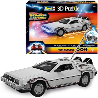 Imagen de Revell 00221 &quot;Back to The Future Delorean 3D Puzzle Rompecabezas, Multicolor