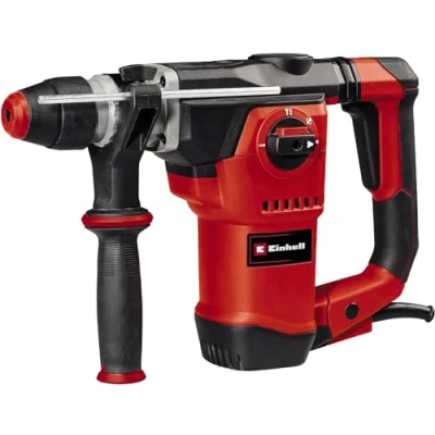 Imagen de Einhell Martillo perforador TE RH 32 1600 4F (1600W, 4,5 J, perforación por percusión/perforación/cincelado con y sin fijación, mecanismo percutor neumático, portaherramientas SDS plus, incl. maletín)