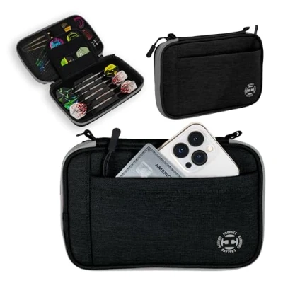 Imagen de Harrows Smart Dart Case 6 Black Grey