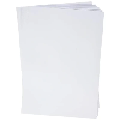 Imagen de APLI 12130 Papel verjurado blanco A4 220 g 20 hojas textura