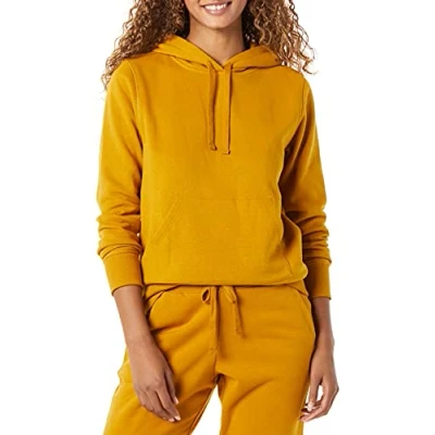 Imagen de Amazon Essentials Sudadera de Felpa Francesa con Capucha (Disponible en Tallas Grandes) Mujer, Marrón Tabaco, M