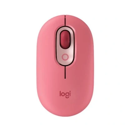 Imagen de Ratón Inalámbrico Logitech Pop Emoji Heartbreaker Rosa