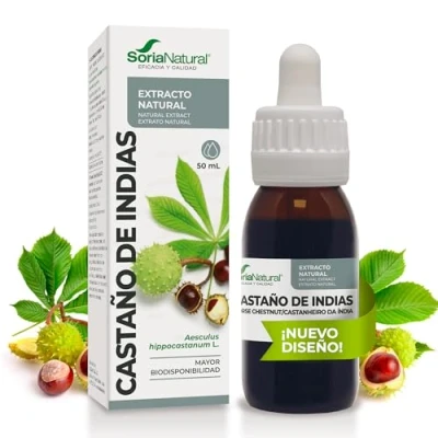 Imagen de Soria Natural Extracto Castaño de Indias Apoyo para la Circulación y Piernas Cansadas, Pesadez Puro Botella con 50ml