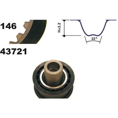 Imagen de MAPCO 23721 Kit de correa distribución 146 OPEL: Vectra A Berlina, Kadett E CC, Astra F CC