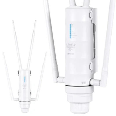 Imagen de Repetidor al Aire Libre FLASHOWL Extensor de Rango WiFi a Prueba Agua señal 1200 Mbps Amplificador Enrutador jardín Extensores