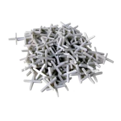 Imagen de Toolland Cross de baldosas, 250 piezas, plástico, blanco, ancho la articulación 2 mm