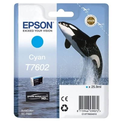 Imagen de Cartucho De Tinta Epson T7602 Cyan