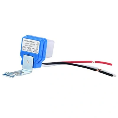 Imagen de Luz de Calle Ajustable Fotocélula Photoswitch Sensor Inteligente Interruptor Control Automático Encendido/Apagado Ca 12v / 24v 110v 10a(220V)