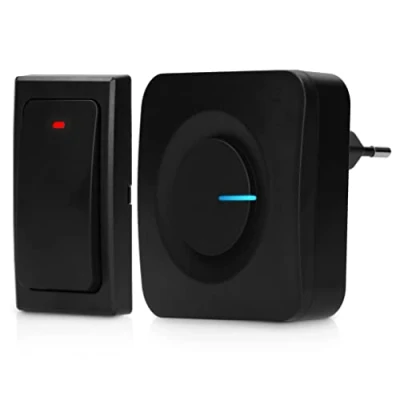 Imagen de Alecto ADB30ZT Timbre de Puerta inalámbrico, Negro
