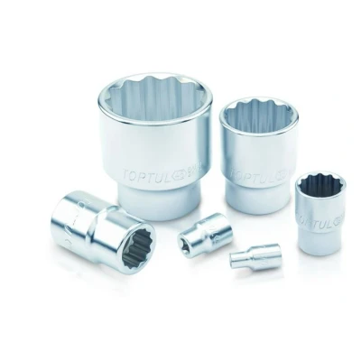 Imagen de Toma de corriente 3/8&quot; y 12 puntas TOPTUL 15 mm kant