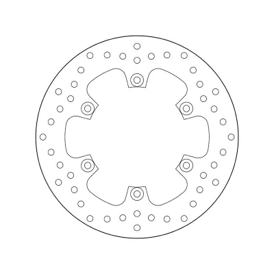 Imagen de BREMBO Disco de freno Fixed , Serie Oro delante y detrás 267mm 5mm 6 perforado 68B407E4 Discos freno,