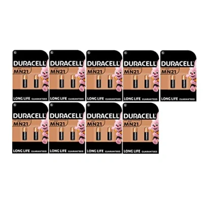 Imagen de 18X Duracell MN21 A23 23A (9 blíster de 2 baterías) 18 pilas
