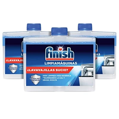 Imagen de Finish Limpiamáquinas, limpieza profunda para el Lavavajillas Regular, Pack de 3 unidades 250ml