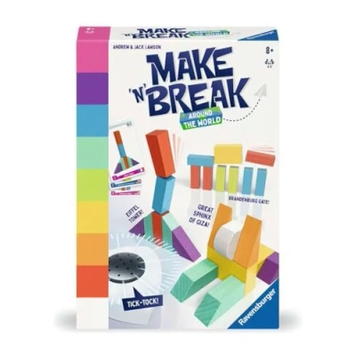 Imagen de Ravensburger Make &#039;n&#039; Break: Around The World, Juego de Mesa para Toda la Familia, Adultos y niños a Partir 7 años, 2 5 Jugadores