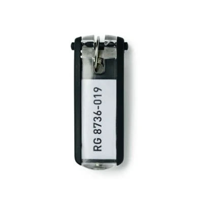 Imagen de Durable Llavero Key Clip, 6 piezas, negro, 19570