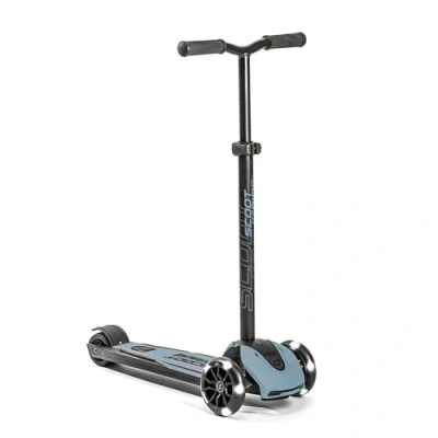 Imagen de Scoot &amp; Ride Highwaykick 5 LED Patinete, Color Acero, Talla única (Scoot&amp;Ride 96434)