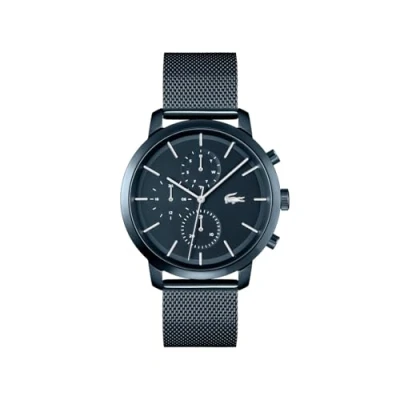 Imagen de Lacoste Reloj Analógico de Cuarzo multifunción para hombre con correa malla acero inoxidable Azul 2011196