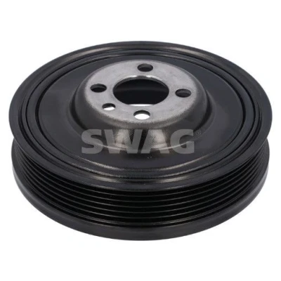 Imagen de SWAG 30 92 6874 Polea de cigüeñal 6PK 143 5 para AUDI: Q5, A5 B8 Coupé, A4 Avant, VOLKSWAGEN: Passat B6 Berlina, GOLF 6, Transporter Bus