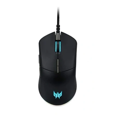 Imagen de Acer Predator ratón Cestus 330, Gaming, diseño ergonómico, hasta 16000 dpi, 5 Niveles dpi Shift Setting, 7 Teclas programables, 400 IPS, aceleración 40 g, Hilo 1 ms/1000 Hz, Cable 1,8 m