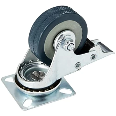 Imagen de FIXMAN 413608 Rueda giratoria de goma con freno (50 mm, 50 kg)
